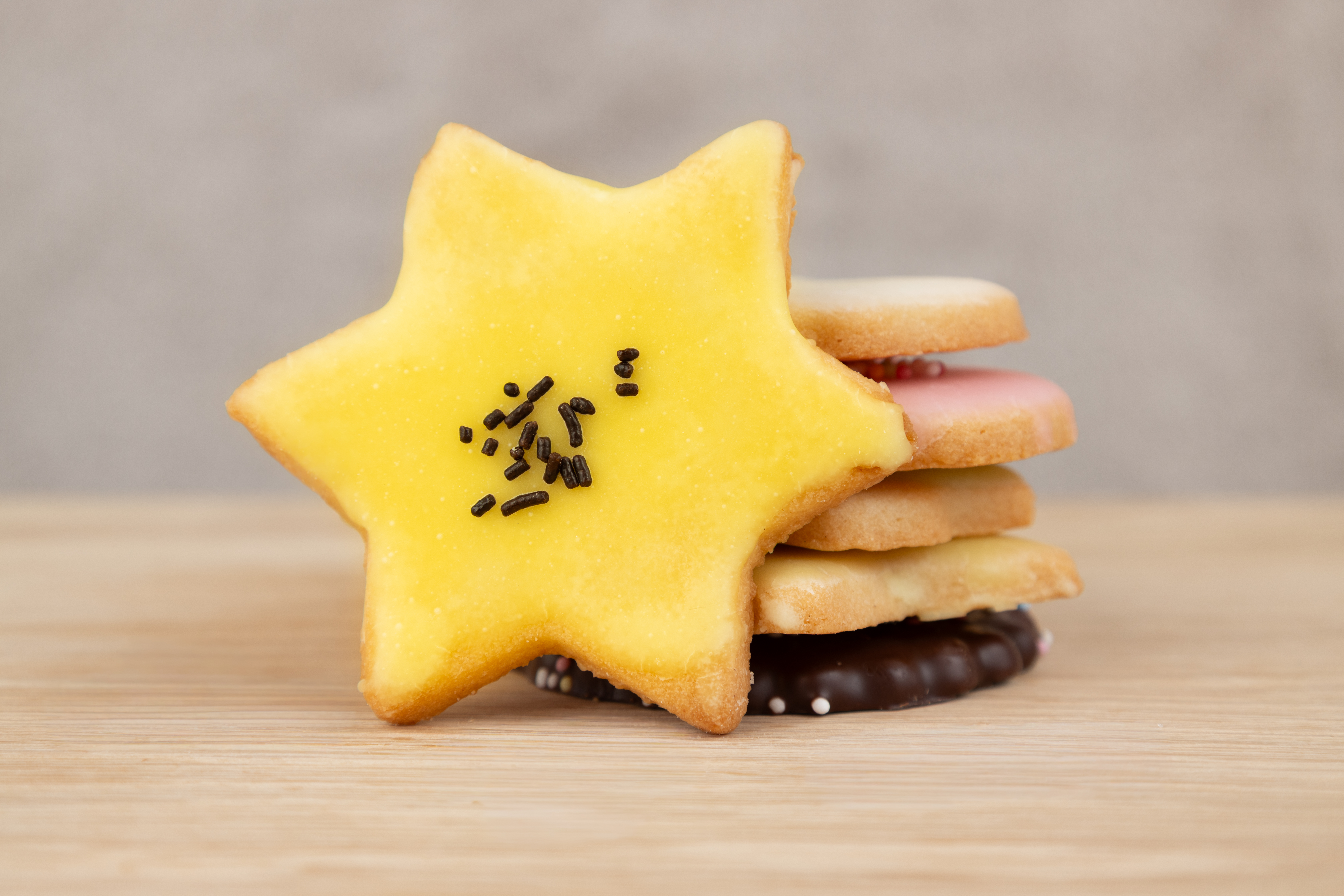 Weihnachtsplätzchen handglasiert – Herz, Stern & Baum